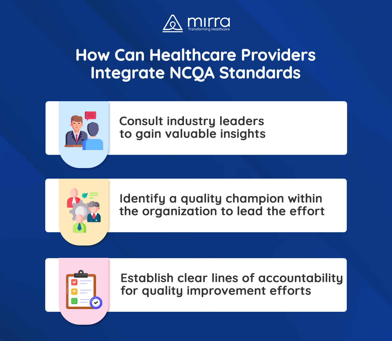 Integrating NCQA Standards
