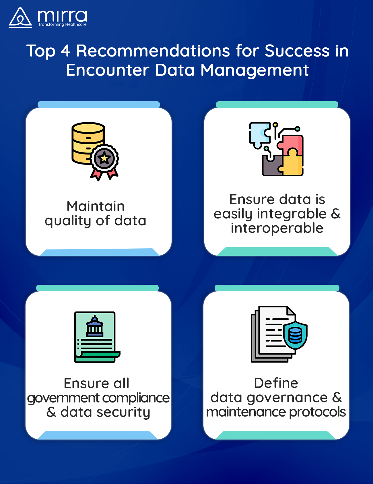 Top 4 Recommendations for Success in Customer Data Management